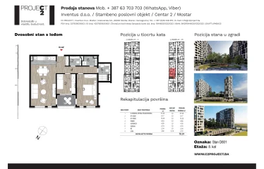 Lamela D osmi kat stan D801