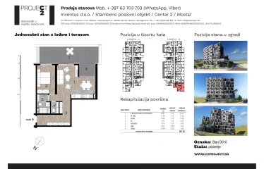 Lamela D prizemlje stan D010