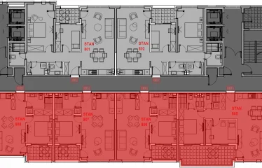 Lamela D osmi kat stan D802