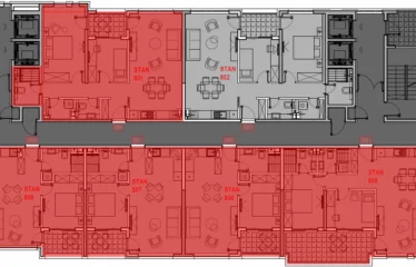 Lamela D osmi kat stan D802